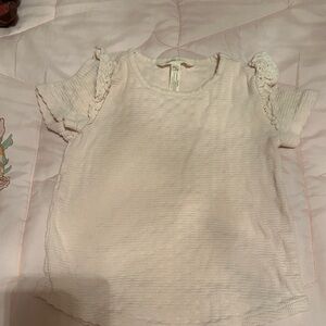 Matilda Jane Blush Lace Sleeve Tee